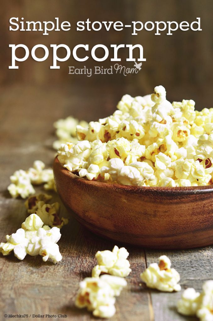 Homemade popcorn is soooo cheap and healthy too. A little healthy fat and salt makes a quick delicious snack! homemade popcorn cheap healthy snack