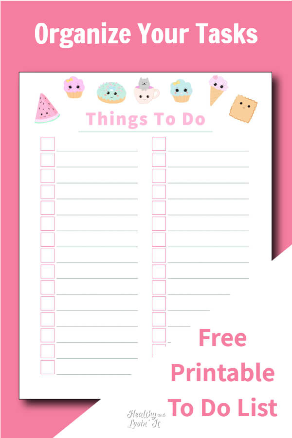 Cute To Do List - Organize Your Tasks with This Free Printable To Do List