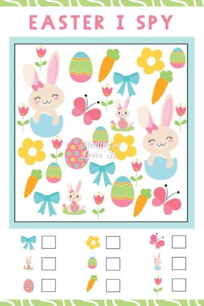 preschool Easter I spy