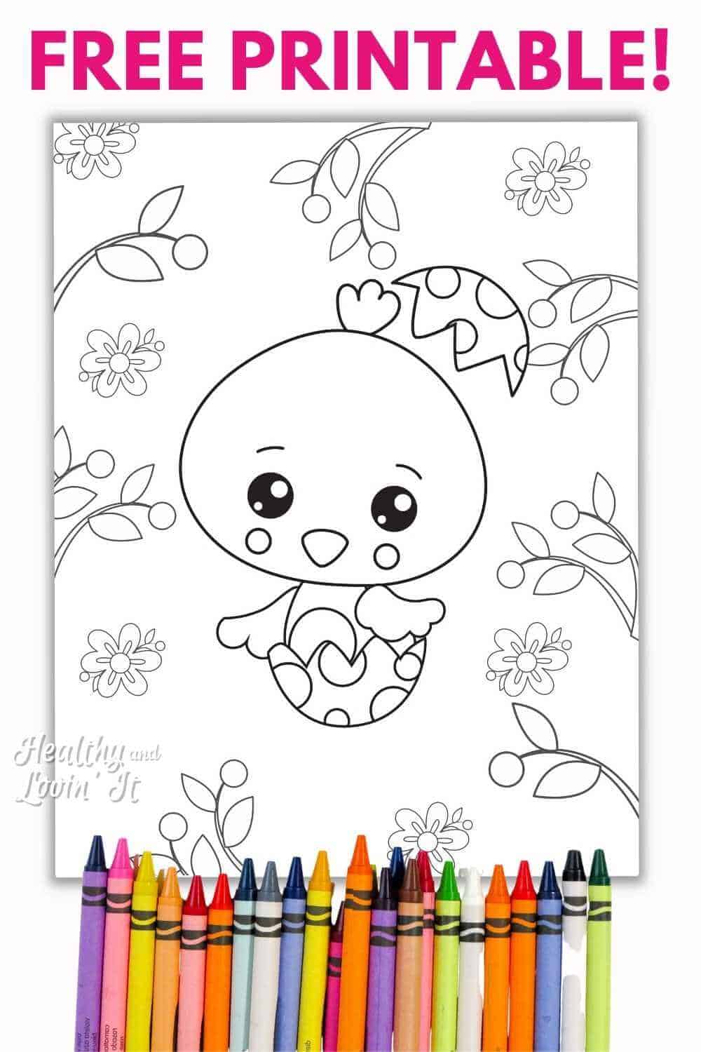 Cute Easter Coloring Pages - Free Printables!