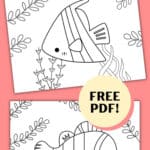fish coloring sheet