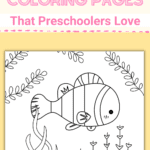 preschool fish coloring pages pdf