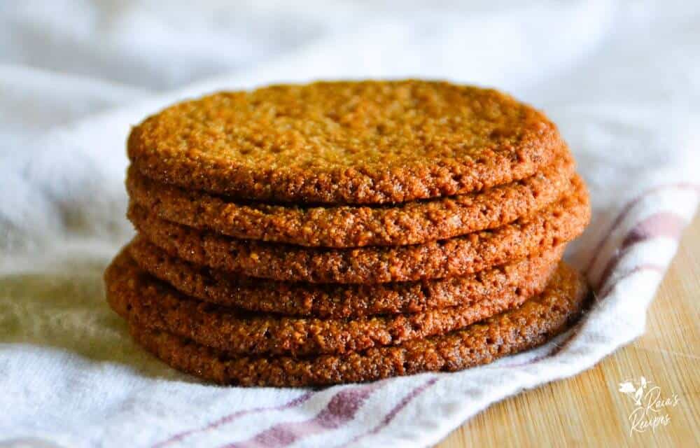 healthy gingersnap cookies