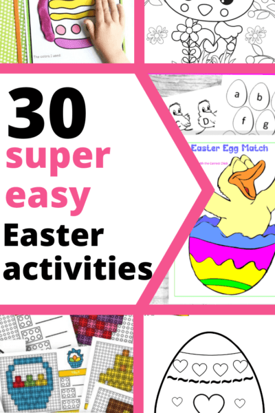 Easter activity pages printable